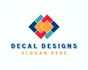 Flooring Tiles Interior Design logo design