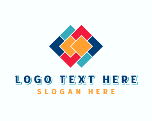 Paving - Flooring Tiles Interior Design logo design
