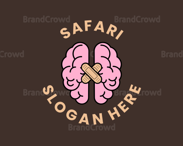 Brain Medical Treatment Logo