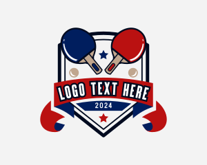 Table Tennis League logo design