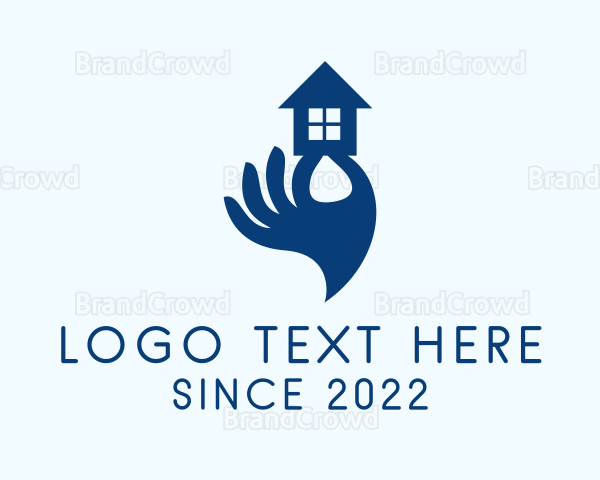 Home Mortgage Hands Logo