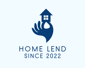 Home Mortgage Hands logo design