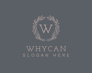 Elegant Natural Wreath Logo