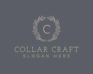 Elegant Natural Wreath logo design