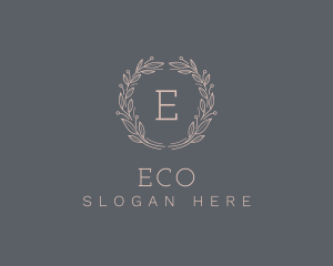 Decor - Elegant Natural Wreath logo design