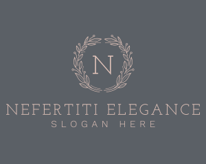 Elegant Natural Wreath logo design