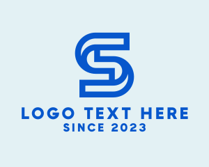 Professional - Modern Outline Letter S Company logo design