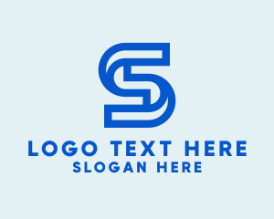 Modern Outline Letter S Company Logo