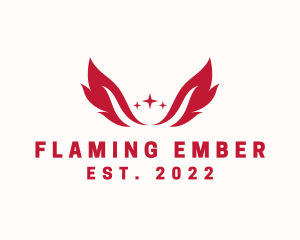 Burning - Burning Gaming Wings logo design