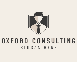 Man Business Consultant logo design