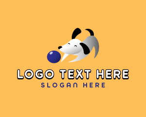 Cute Dog - Pet Dog Play logo design