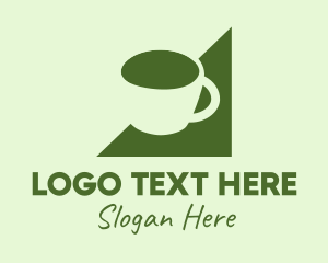 Green Tea - Matcha Tea Cup logo design