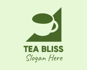 Tea - Matcha Tea Cup logo design