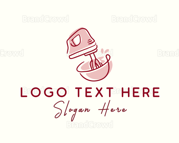 Hand Mixer Baking  Tools Logo