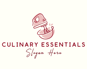 Hand Mixer Baking  Tools logo design