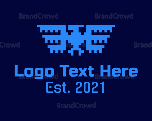 Tech Pixel Bird Logo