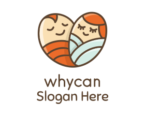 Twin Baby Heart Logo