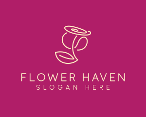 Fresh Feminine Flower logo design