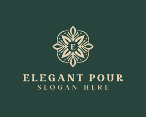 Elegant Floral Boutique logo design