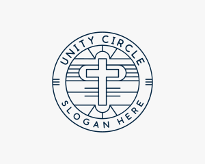 Fellowship - Christian Fellowship Cross logo design