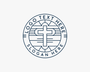 Pastoral - Christian Fellowship Cross logo design