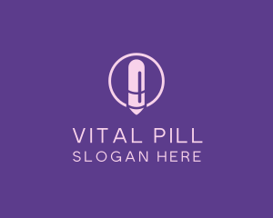 Pill - Pharmacy Pill Pen logo design