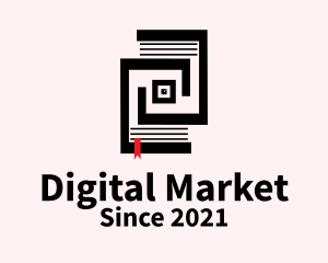 Digital Online Ebook  logo design