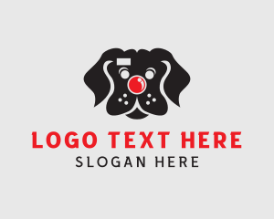 Head - Pet Dog Camera logo design