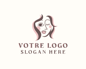 Creative Woman Portrait Logo