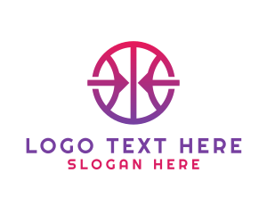 League - Arrow Basketball Court logo design
