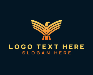 Falcon - Eagle Animal Bird logo design