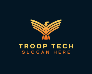 Troop - Eagle Animal Bird logo design