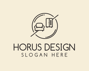 Minimalist Furniture Homewares  logo design