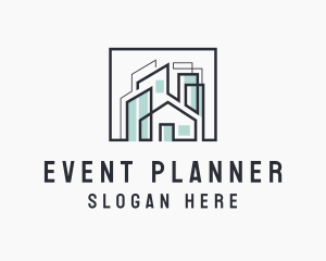 Geometric City Architecture Logo