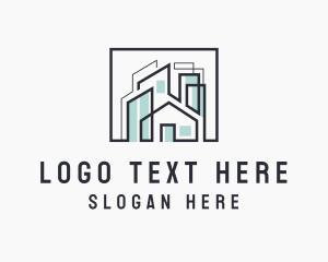 Geometric City Architecture Logo