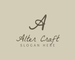 Stylish Cursive Boutique logo design