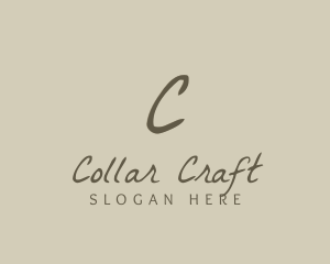 Stylish Cursive Boutique logo design