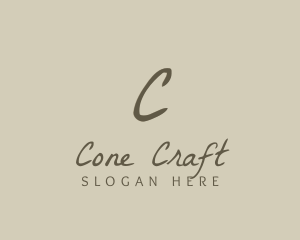 Stylish Cursive Boutique logo design