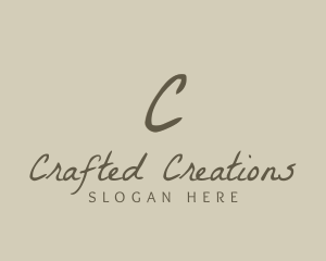 Stylish Cursive Boutique logo design