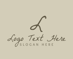 Stylish Cursive Boutique Logo