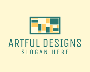 Interior Mosaic Painting logo design