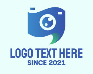 Movie - Blue Photography Camera logo design