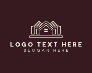 Residence - House Roof Repair logo design