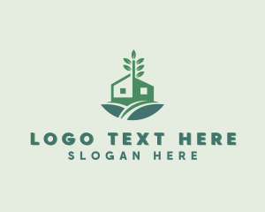 Leaf - Natural Home Landscaping logo design