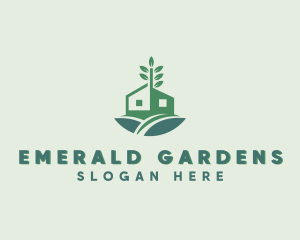 Natural Home Landscaping logo design