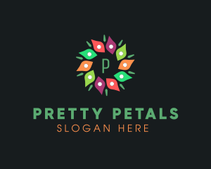 Flower Petal Florist logo design