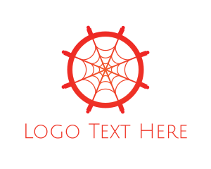 Net - Sailing Helm Spider Web logo design