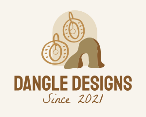 Dangle - Desert Boho Earring logo design