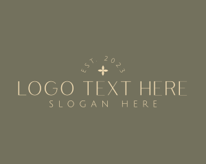 Wordmark - Luxury Thin Business logo design