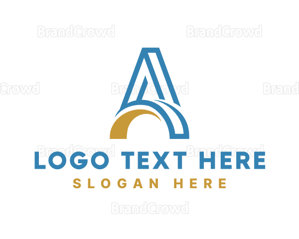 Premium Arch Company Letter A Logo
